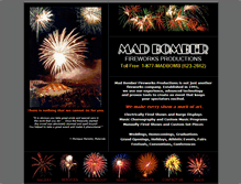 Tablet Screenshot of madbomberfireworks.com